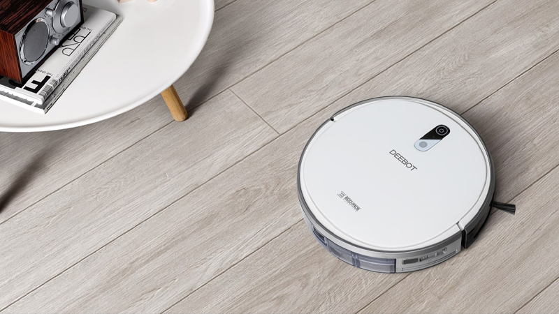 Robot h&uacute;t bụi th&ocirc;ng minh Ecovacs c&oacute; thiết kế tinh tế